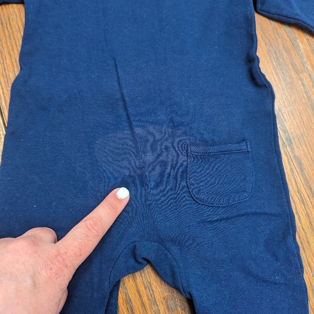 Squiggles Long sleeve coverall baby boy - Picture 4 of 4